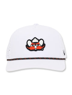Texas Tech Dark Horse "Raider Red" PVC White Sport Snapback Cap
