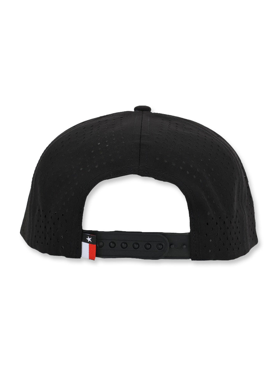 Texas Tech Dark Horse "Sugar Skull" PVC Black Sport Snapback Cap