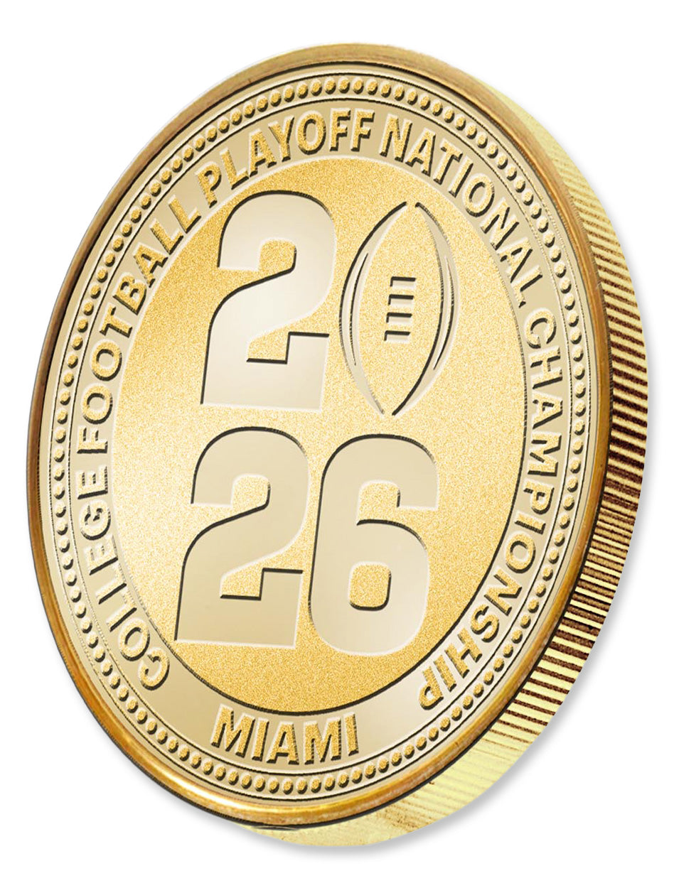 Red Team Coin Texas Tech 2026 CFP 12 Team Challenge Coin – Red Raider Outfitter