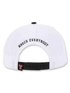 Texas Tech Dark Horse "He's a 10" White Snapback Cap