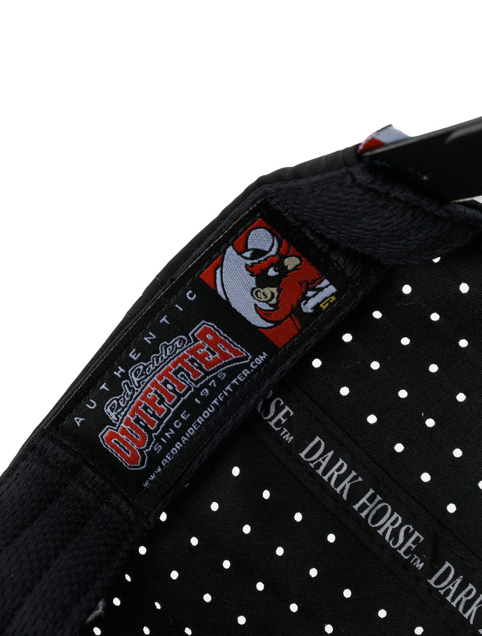 Texas Tech Dark Horse "Retro Splash" Black Sport Snapback Cap