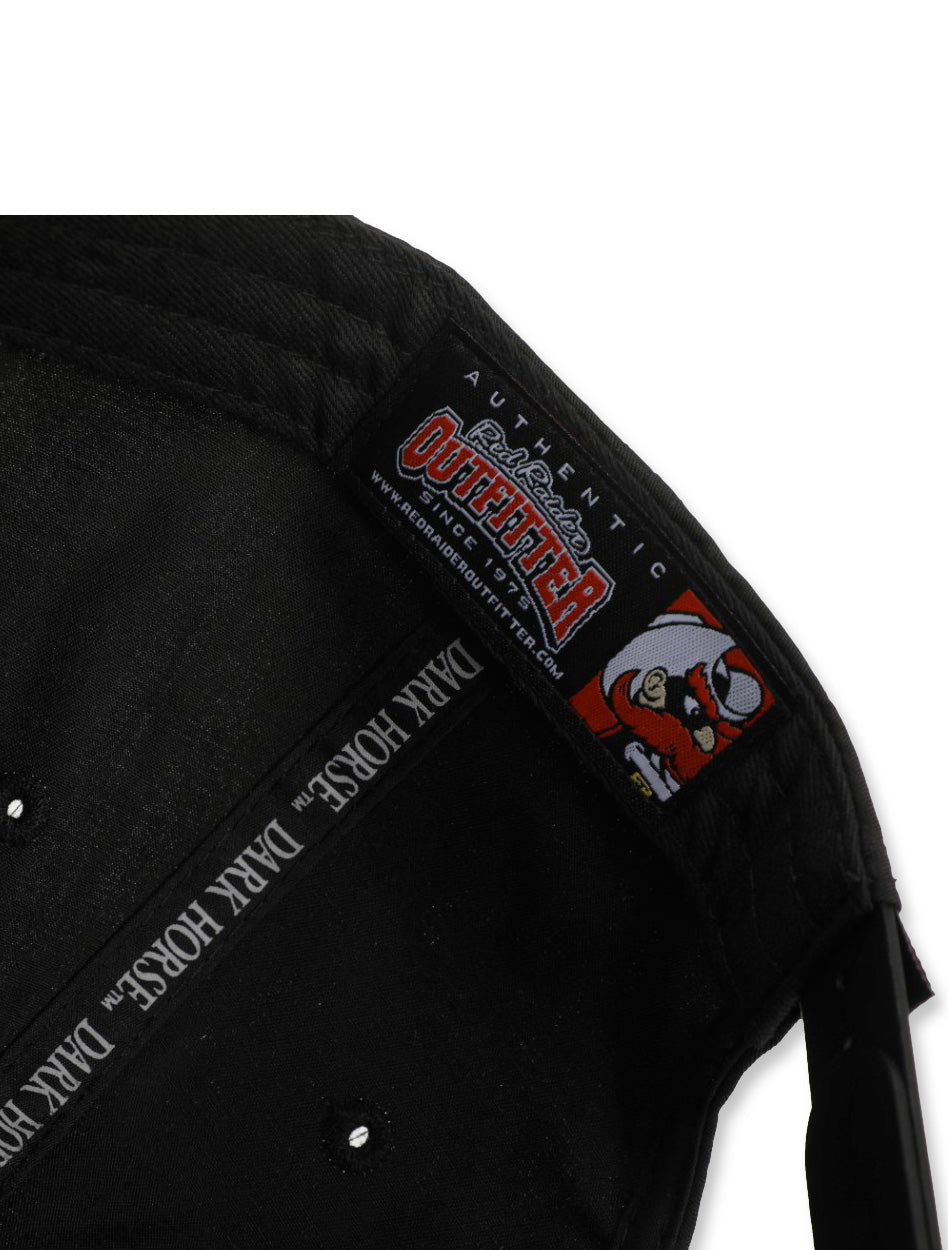 Texas Tech Dark Horse "Wreck'Em Script" Black Snapback Cap