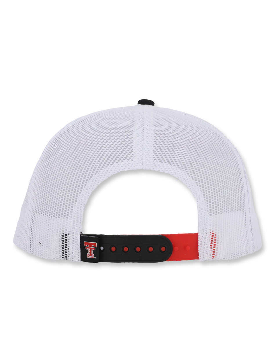 Texas Tech Dark Horse "Smoke'Em" White Snapback Cap