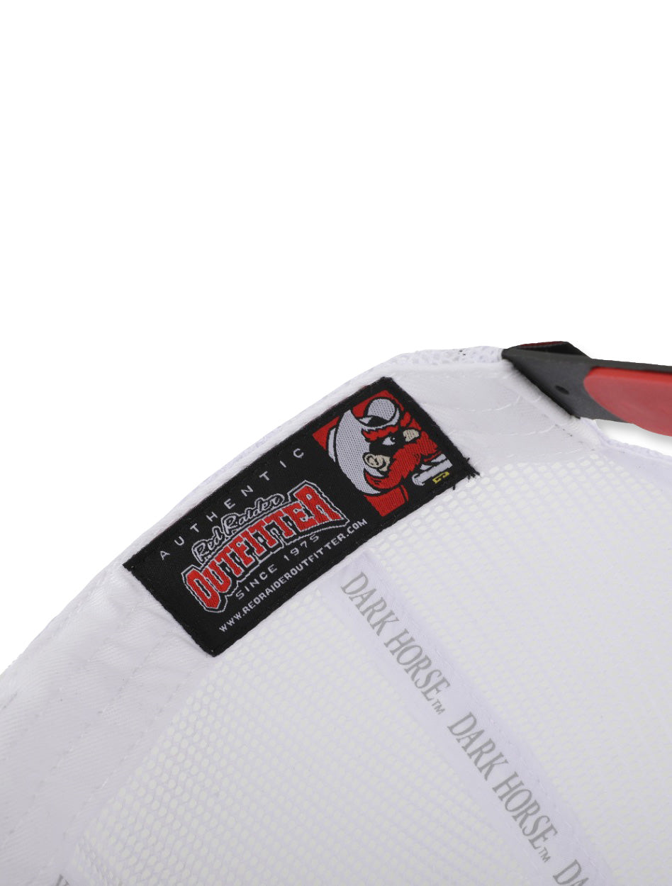 Texas Tech Dark Horse "Smoke'Em" White Snapback Cap