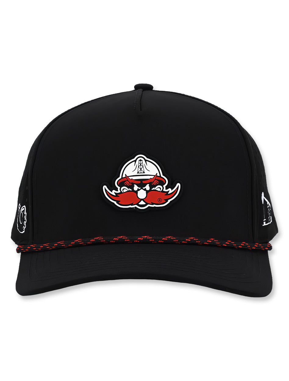 Texas Tech Dark Horse "Roughneck Raider" PVC Sport Snapback Cap