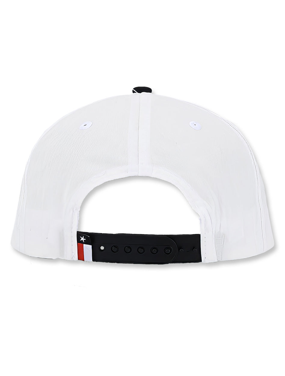 Texas Tech Dark Horse "Struck Oil" White Vintage Snapback Cap
