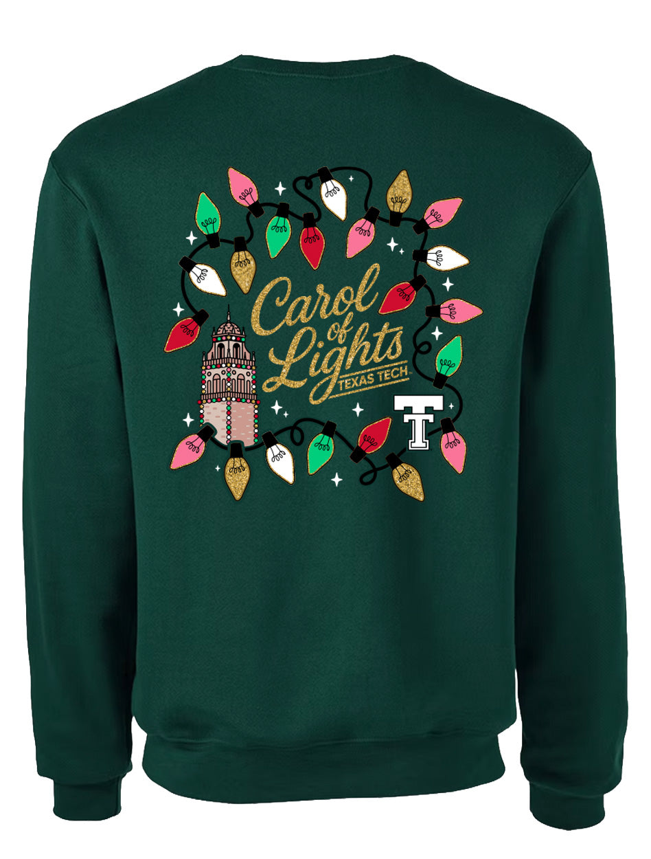 Texas Tech 2025 "Carol of Lights" Crewneck Sweatshirt