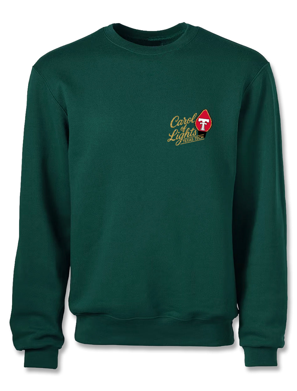 Texas Tech 2025 "Carol of Lights" Crewneck Sweatshirt