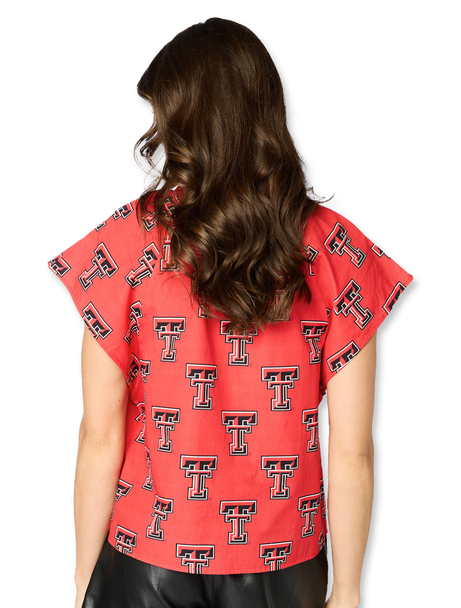 Texas Tech Stewart Simmons "The Poplin" Women's Blouse