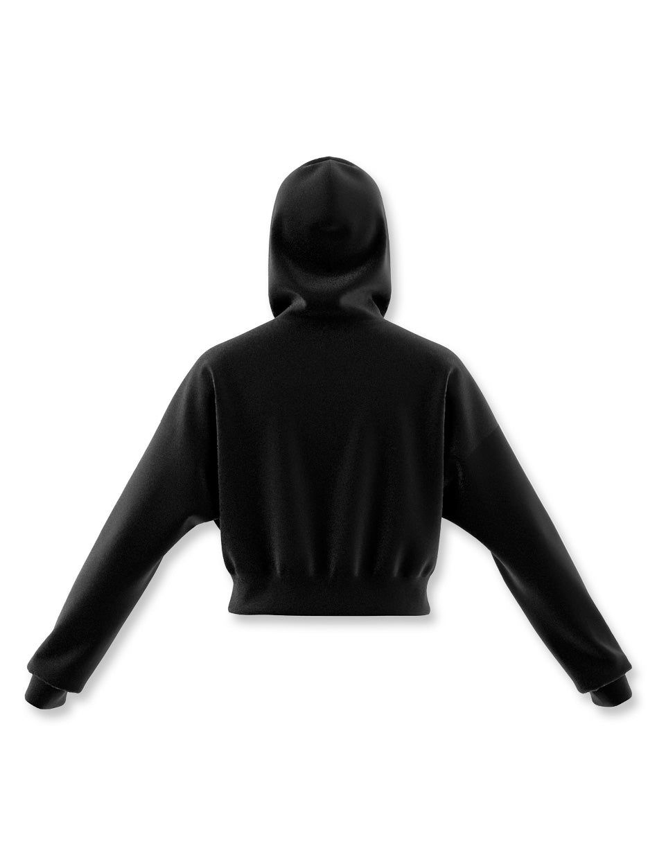 Adidas Texas Tech "3 Stripe" Cropped Hood