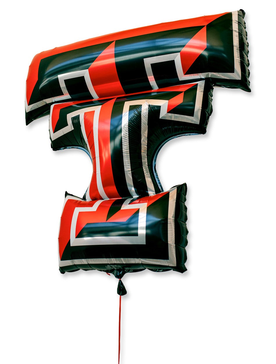 Texas Tech Double T Shaped 46" Mylar Balloon