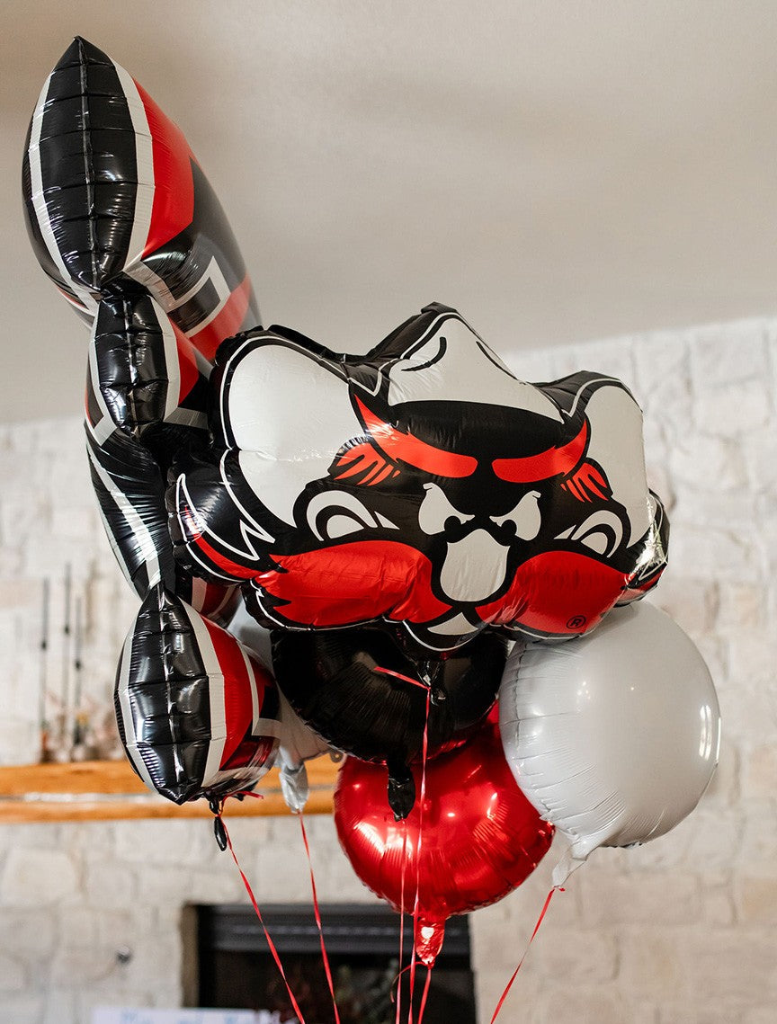 Texas Tech Raider Red Shaped 24" Mylar Balloon