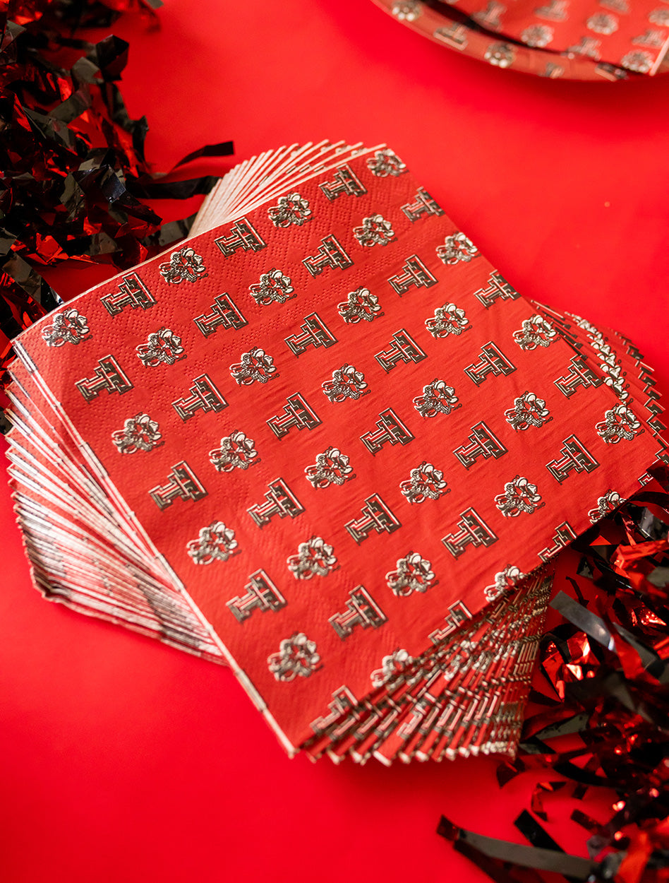 Texas Tech Raider Red Custom 25pk Napkins