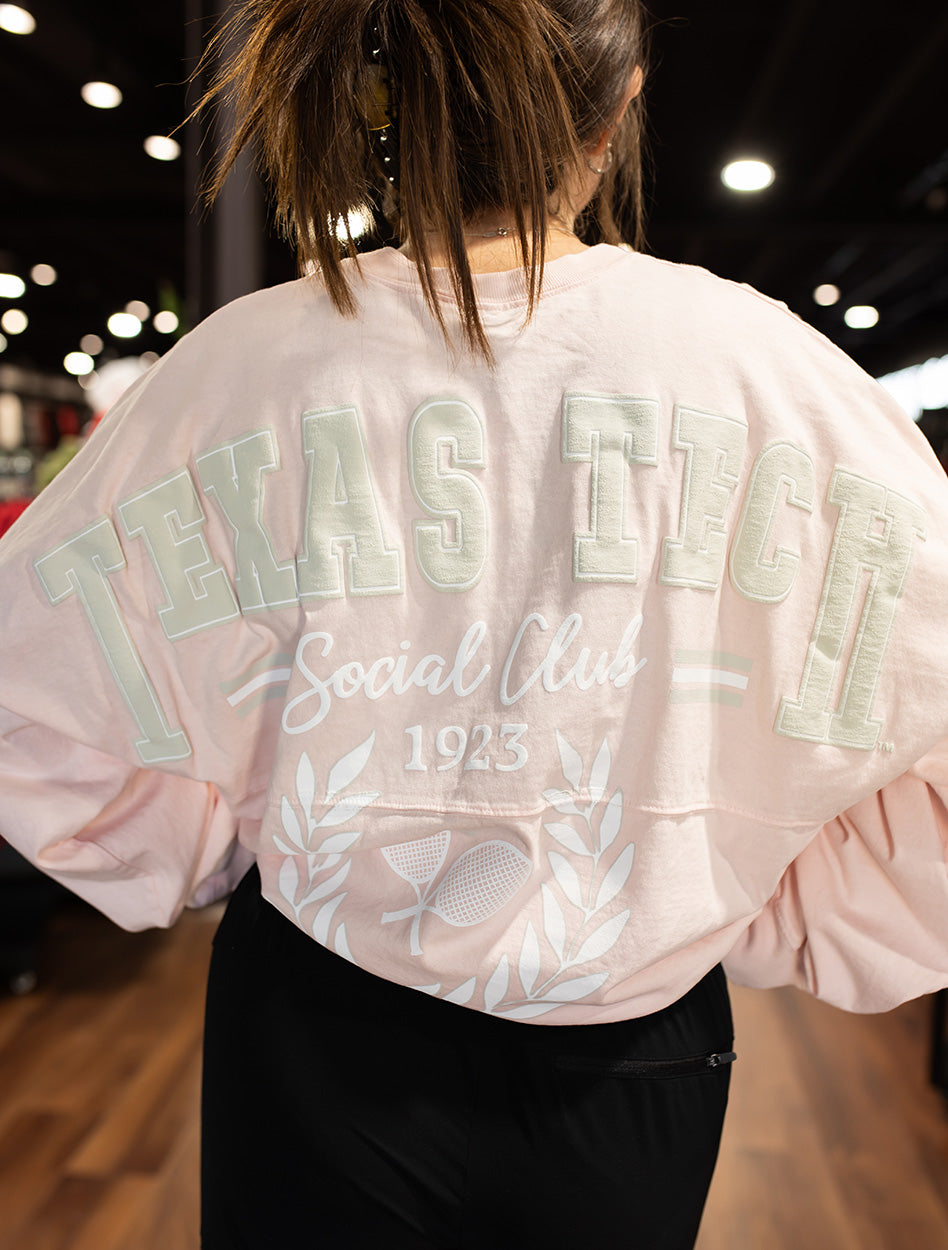 Texas Tech Spirit Jersey "Social Club" Crew Sweatshirt