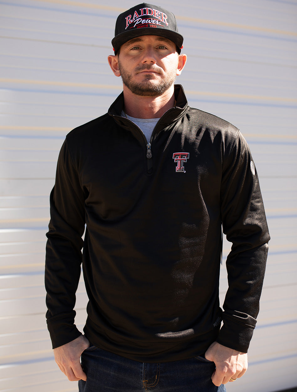 Texas Tech Dark Horse Essentials "Double T" 3.0 Quarter-Zip Pullover