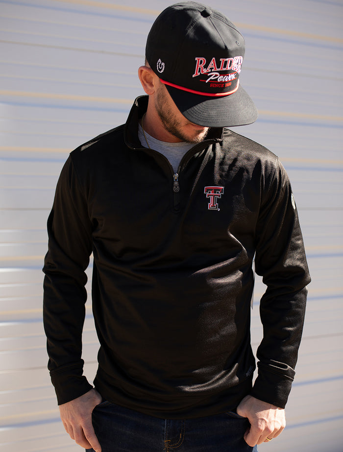 Texas Tech Dark Horse Essentials "Double T" 3.0 Quarter-Zip Pullover