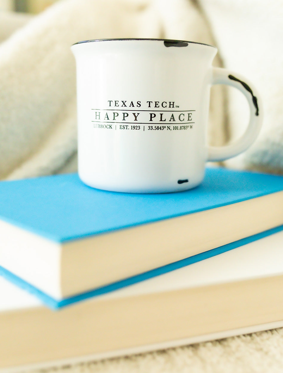 Texas Tech "Happy Place" Campfire Mug