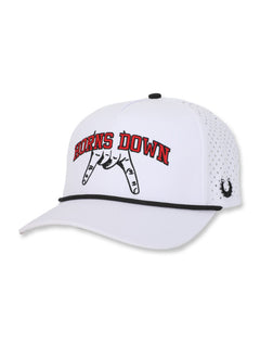 Dark Horse "Horns Down" Snapback White Cap