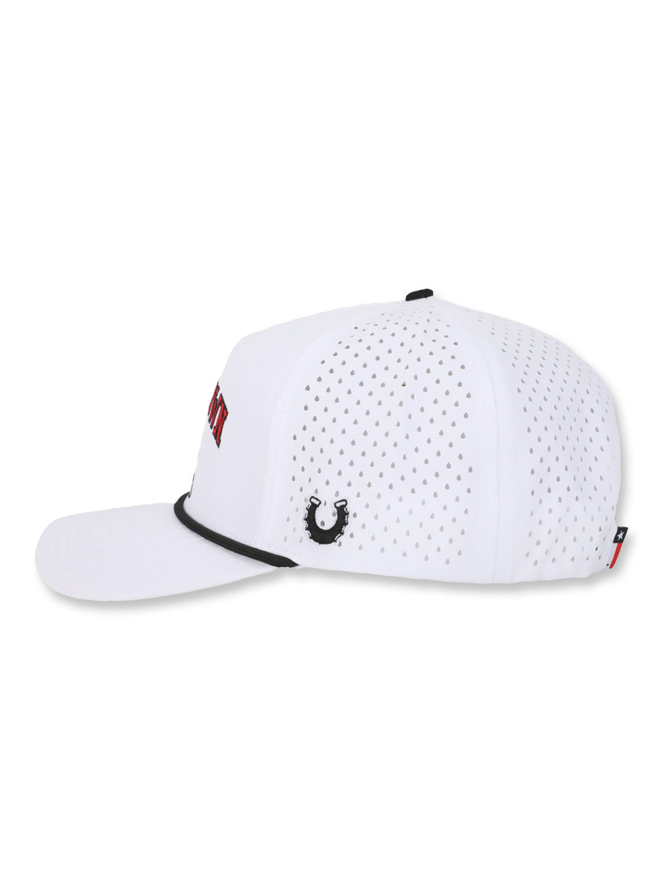 Dark Horse "Horns Down" Snapback White Cap