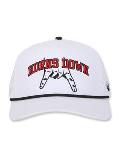 Dark Horse "Horns Down" Snapback White Cap