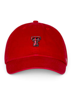 47 Brand Texas Tech "Abate" Mini Double T on Adjustable Cap – Red back view