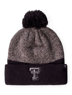 47 Brand Texas Tech Backdrop Metallic Beanie – Front view