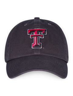 47 Brand Texas Tech "Clean Up" Adjustable Cap – Charcoal back view