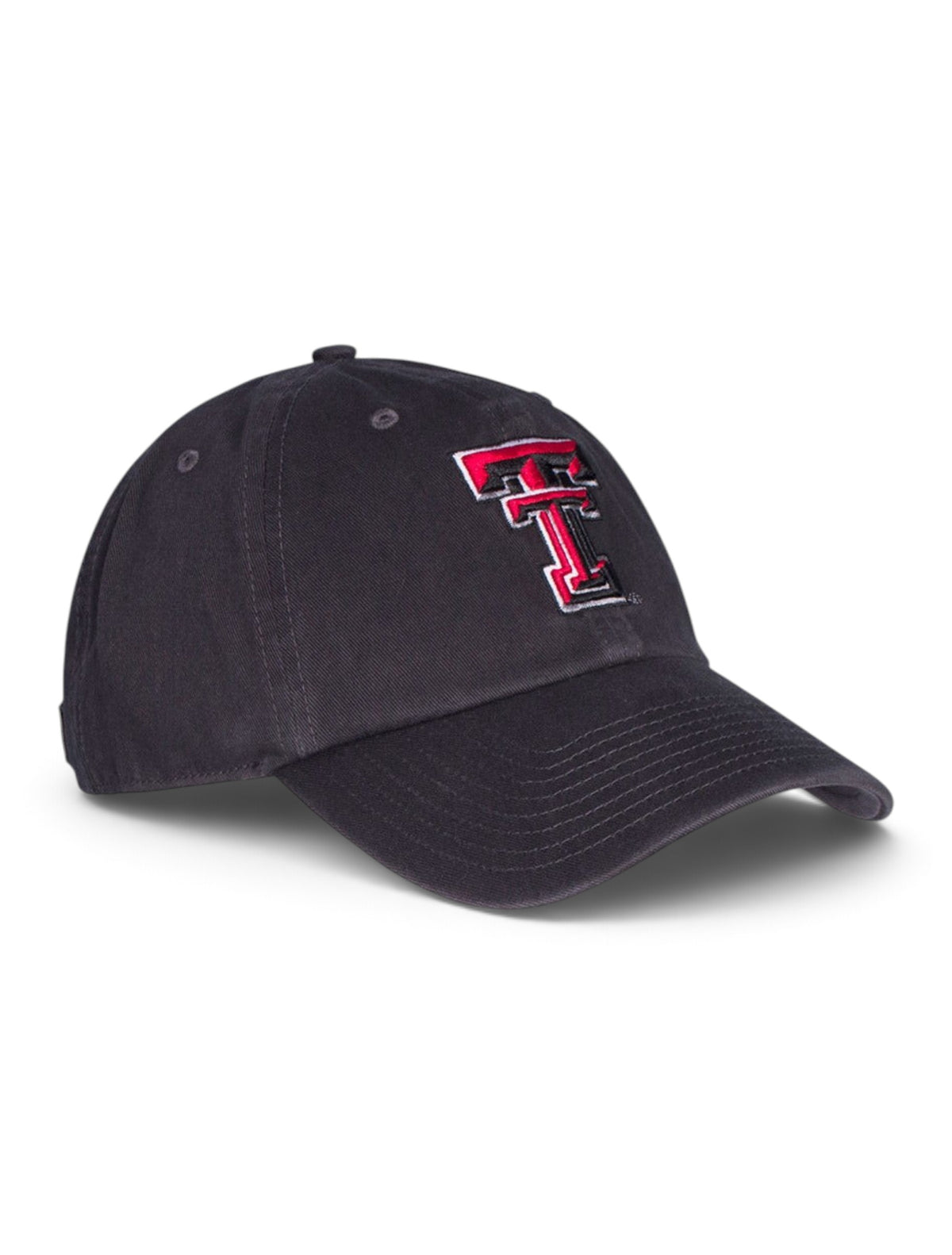 47 Brand Texas Tech "Clean Up" Adjustable Cap – Charcoal side view