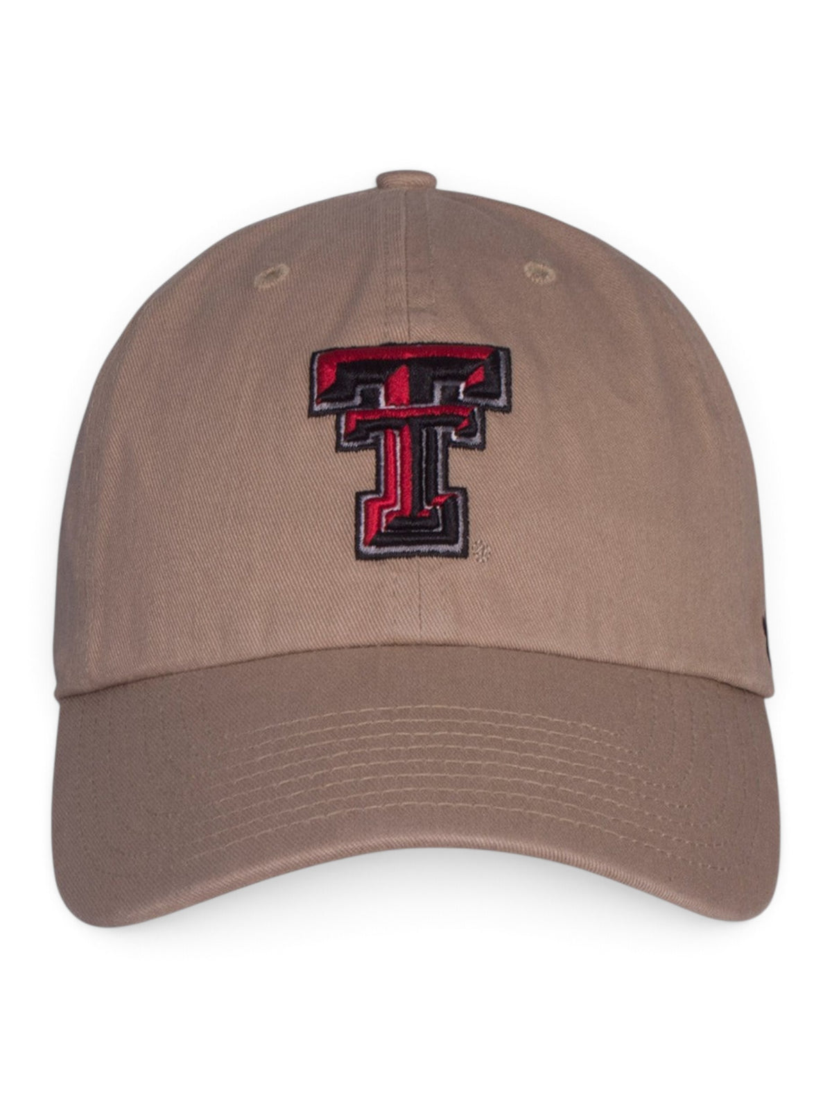 47 Brand Texas Tech "Clean Up" Adjustable Cap – Khaki back view