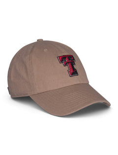 47 Brand Texas Tech "Clean Up" Adjustable Cap – Khaki side view