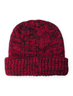 47 Brand Texas Tech "Cozy" Double T Women's Black and Red Knit Cap – Side view