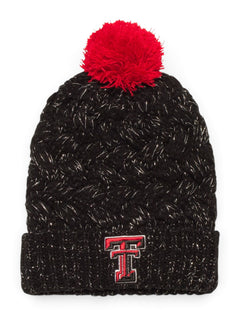 47 Brand Texas Tech "Fiona" Beanie – Black front view