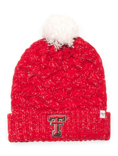 47 Brand Texas Tech "Fiona" Beanie – Red front view
