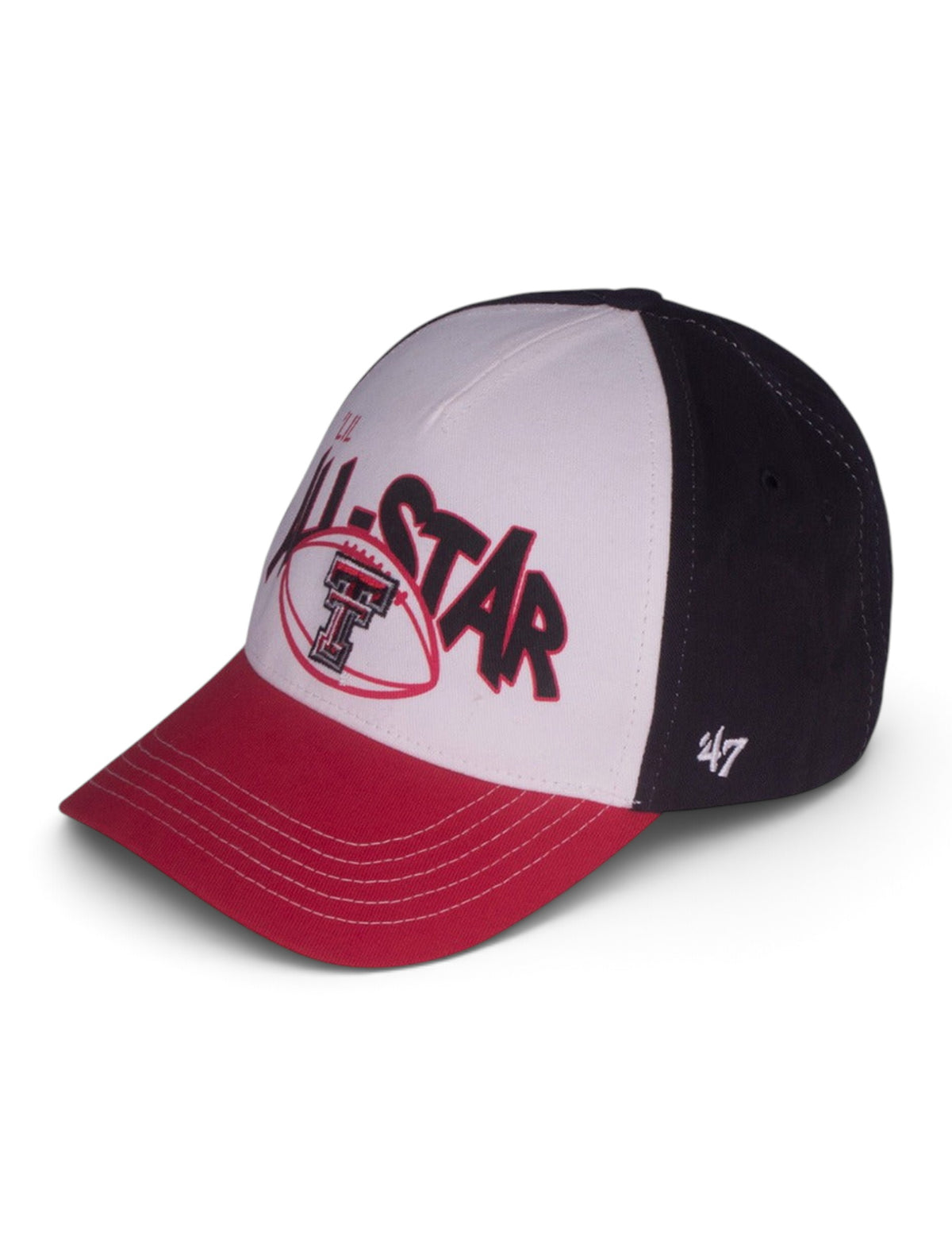 47 Brand Texas Tech "Lil' All-Star" YOUTH Cap – Side view