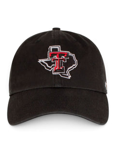 47 Brand Texas Tech Lone Star Pride Adjustable Cap – Black back view