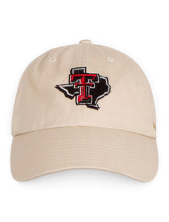 47 Brand Texas Tech Lone Star Pride Adjustable Cap – Ivory back view