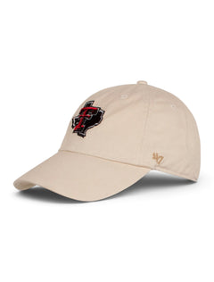 47 Brand Texas Tech Lone Star Pride Adjustable Cap – Ivory front view