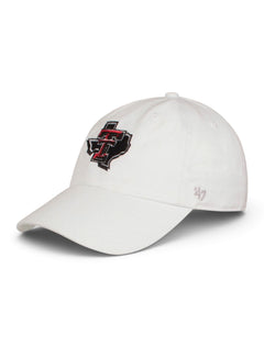 47 Brand Texas Tech Lone Star Pride Adjustable Cap – White front view