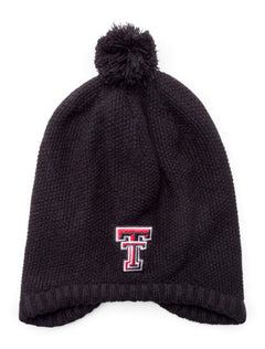 47 Brand Texas Tech "North Shore" Women's Black Beanie – Front view