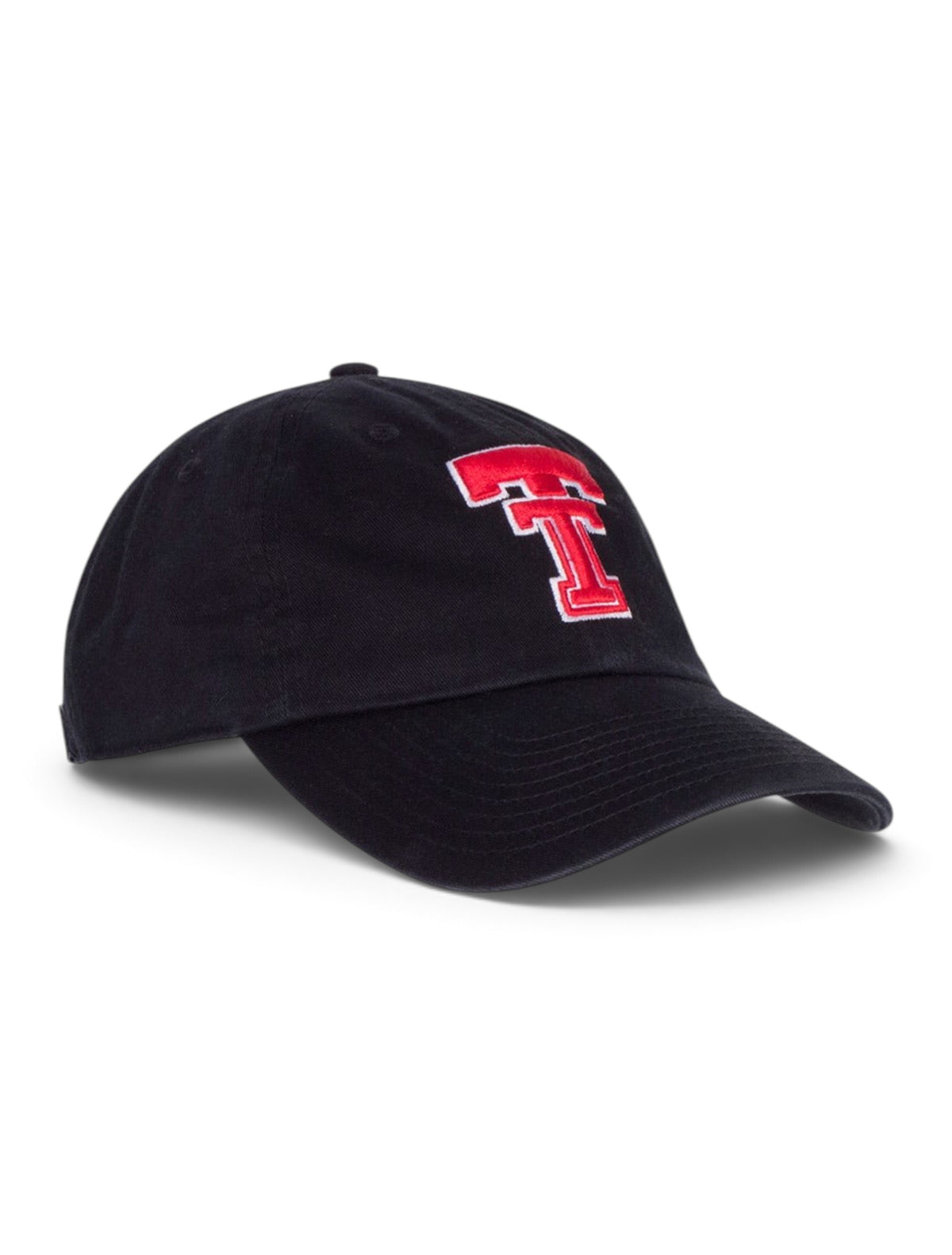 47 Brand Texas Tech Throwback Double T "Calvin" Adjustable Cap – Black side view