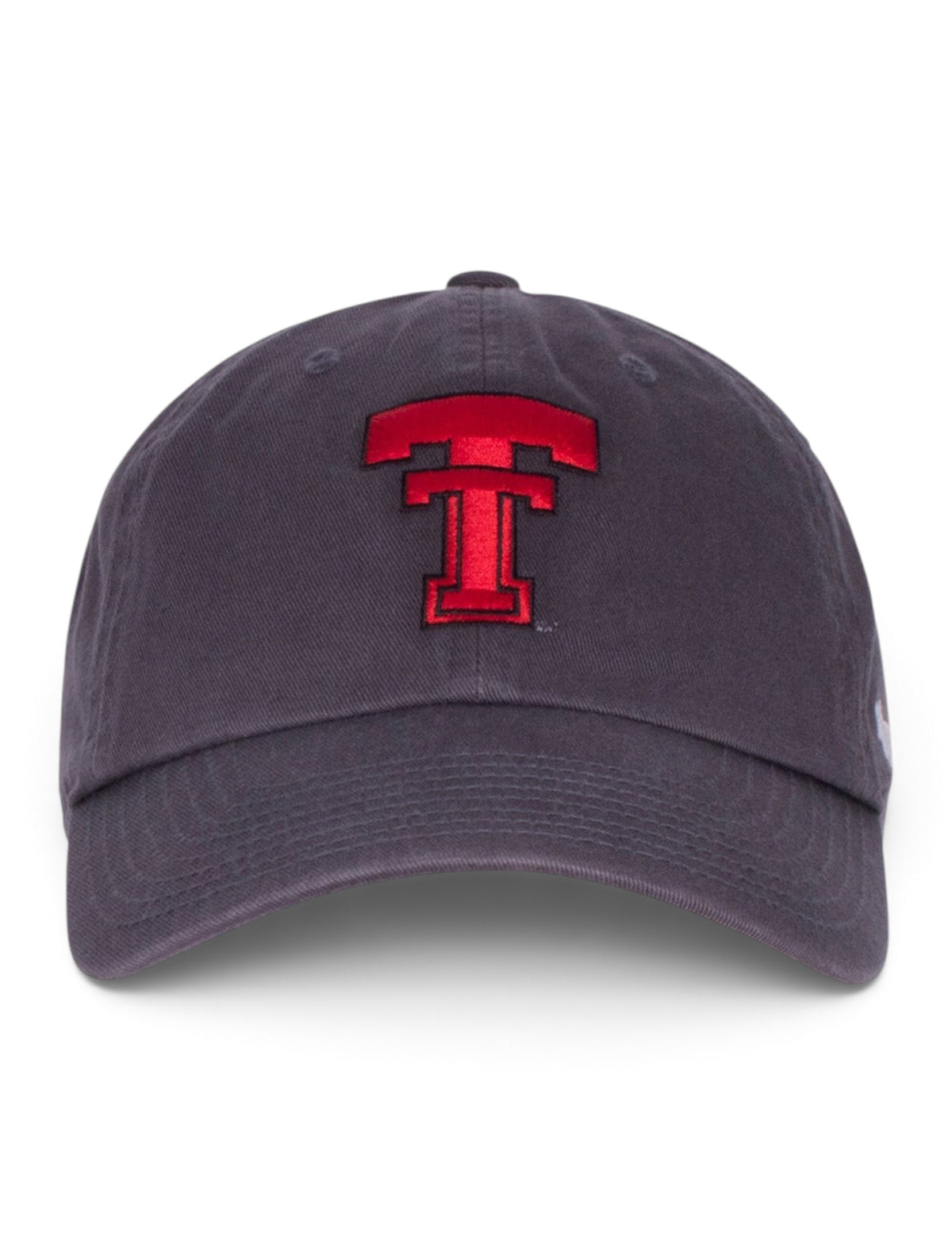 47 Brand Texas Tech Throwback Double T "Calvin" Adjustable Cap – Charcoal back view