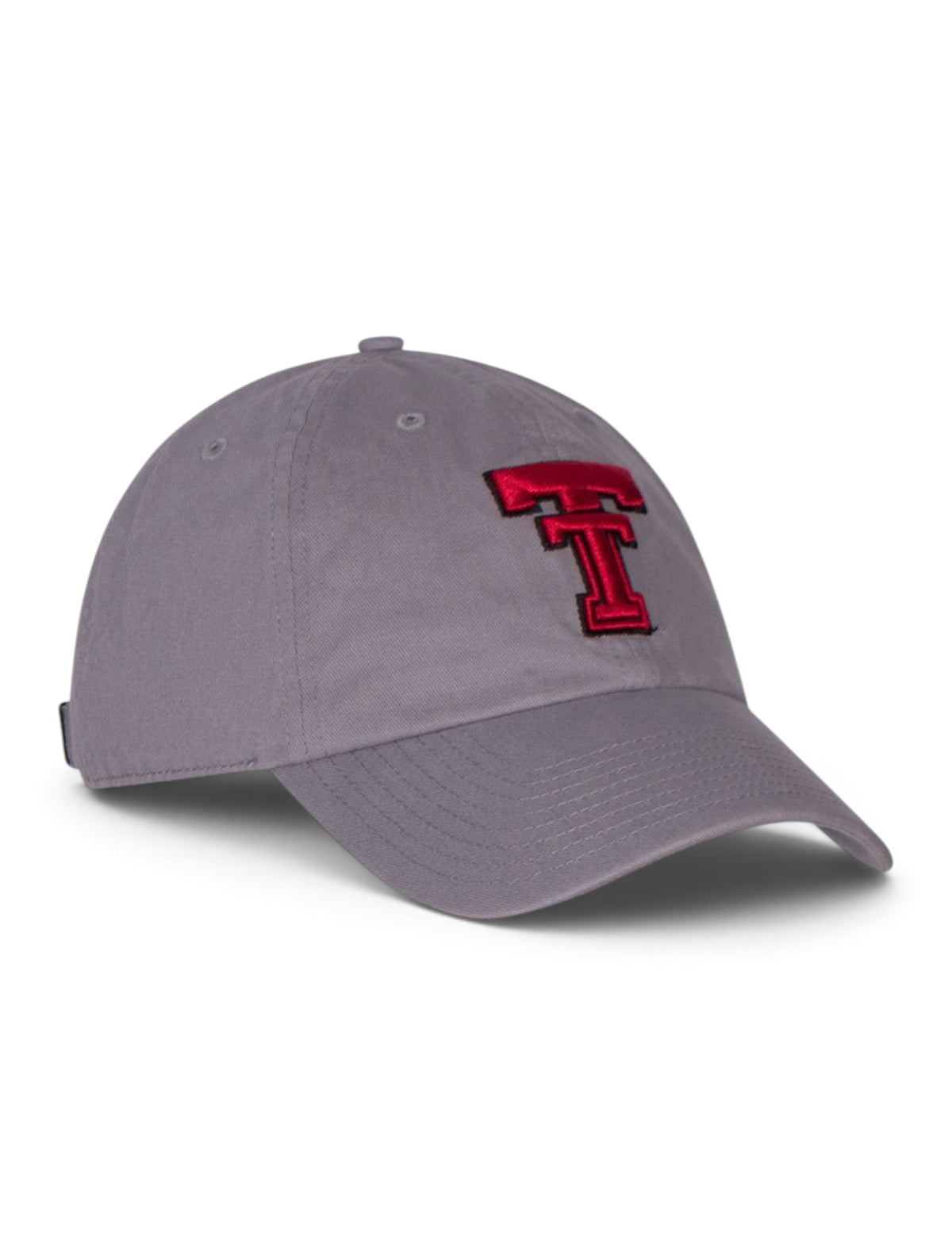 47 Brand Texas Tech Throwback Double T "Calvin" Adjustable Cap – Grey side view