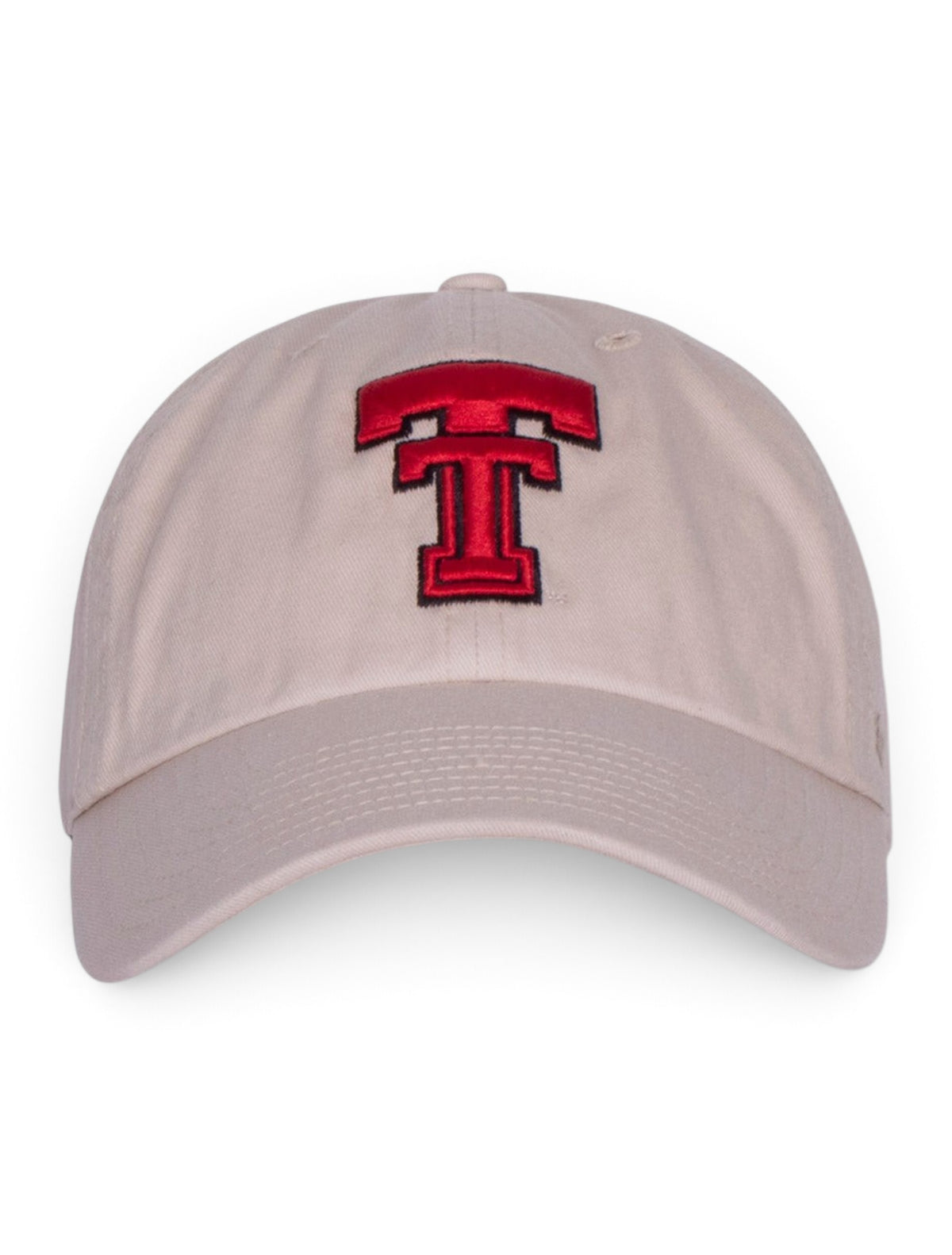 47 Brand Texas Tech Throwback Double T "Calvin" Adjustable Cap – Ivory back view