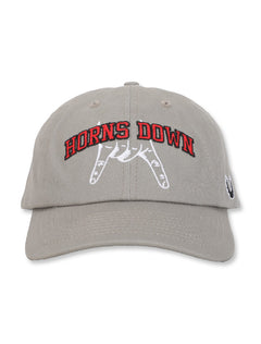Dark Horse "Horns Down" Adjustable Grey Cap