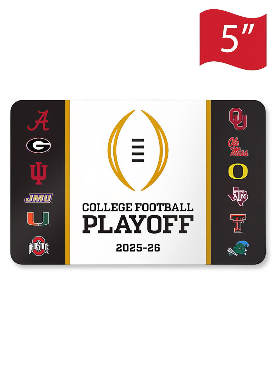Texas Tech 2025 CFP 12 Team Vinyl Decal
