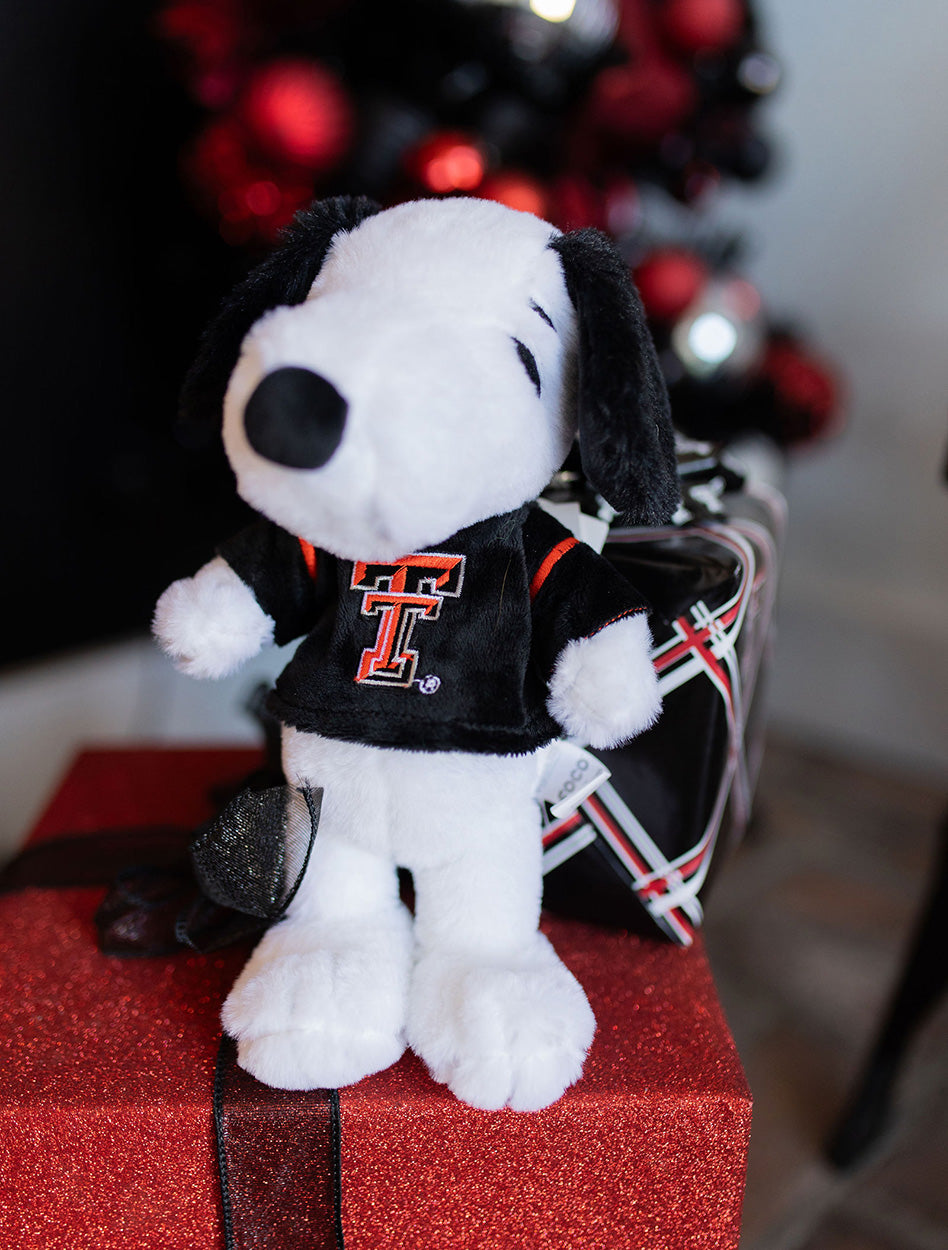 Texas Tech 10" Plush Snoopy Wearing a Jersey