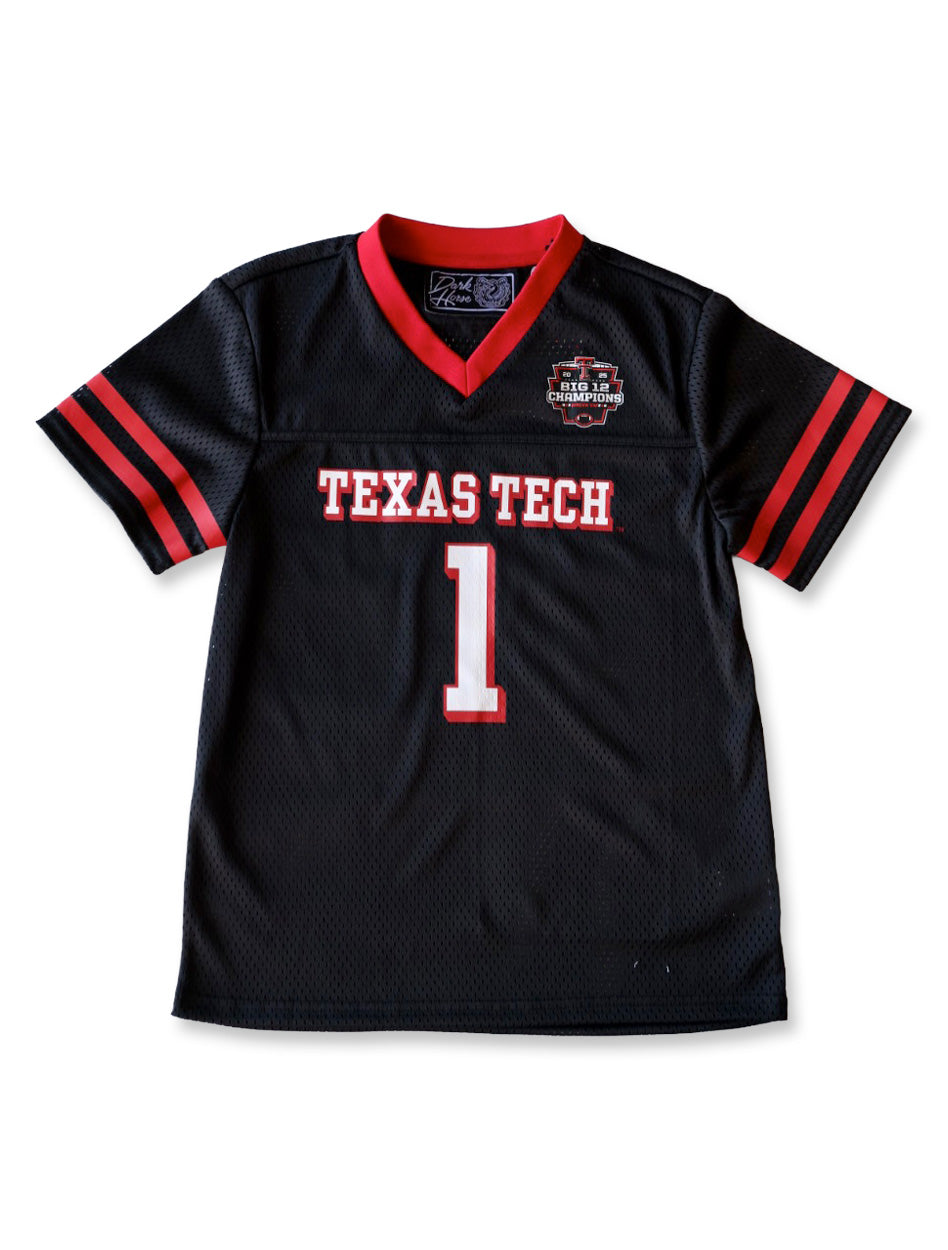 Texas Tech Dark Horse  "Big 12 CHAMPS #1 " YOUTH Jersey