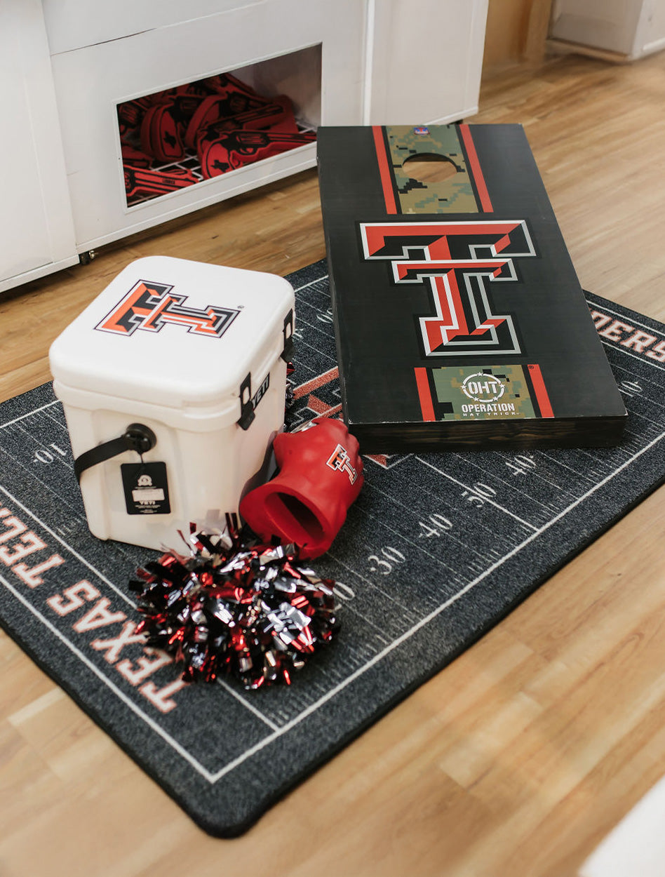 Texas Tech Double T "Home Field" Advantage 4'x6' Rug