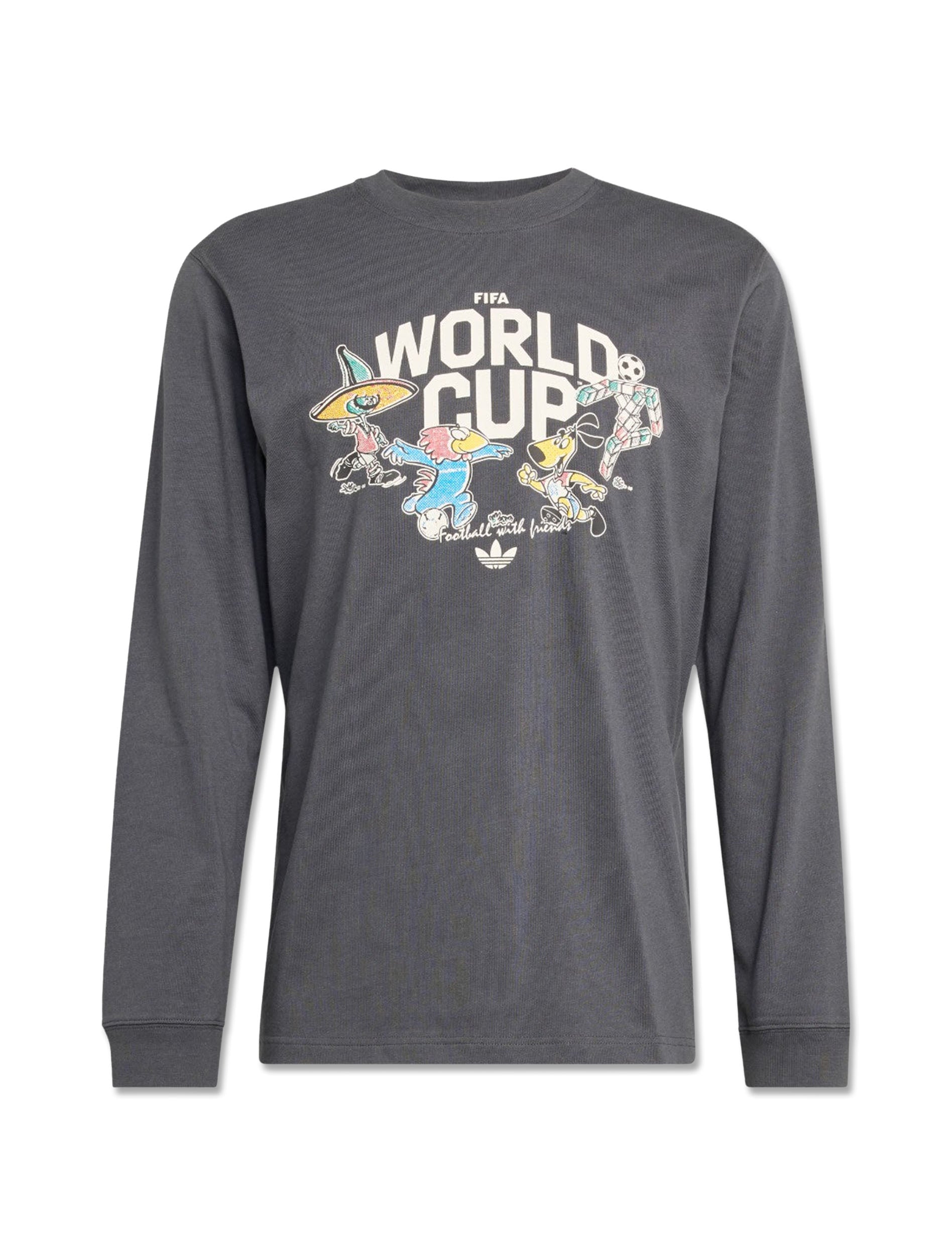 Adidas FIFA World Cup 26 Mascot Long Sleeve T-Shirt — front view