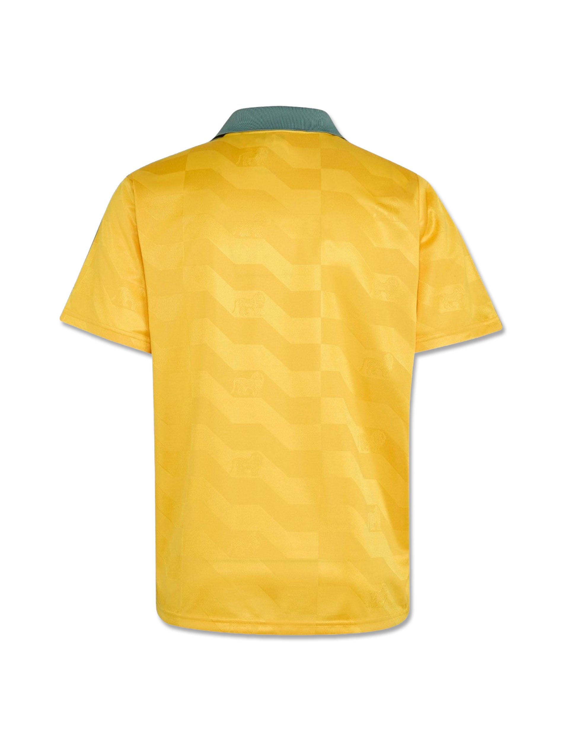 Adidas Jamaica x Bob Marley Originals Jersey in Bold Gold — back view